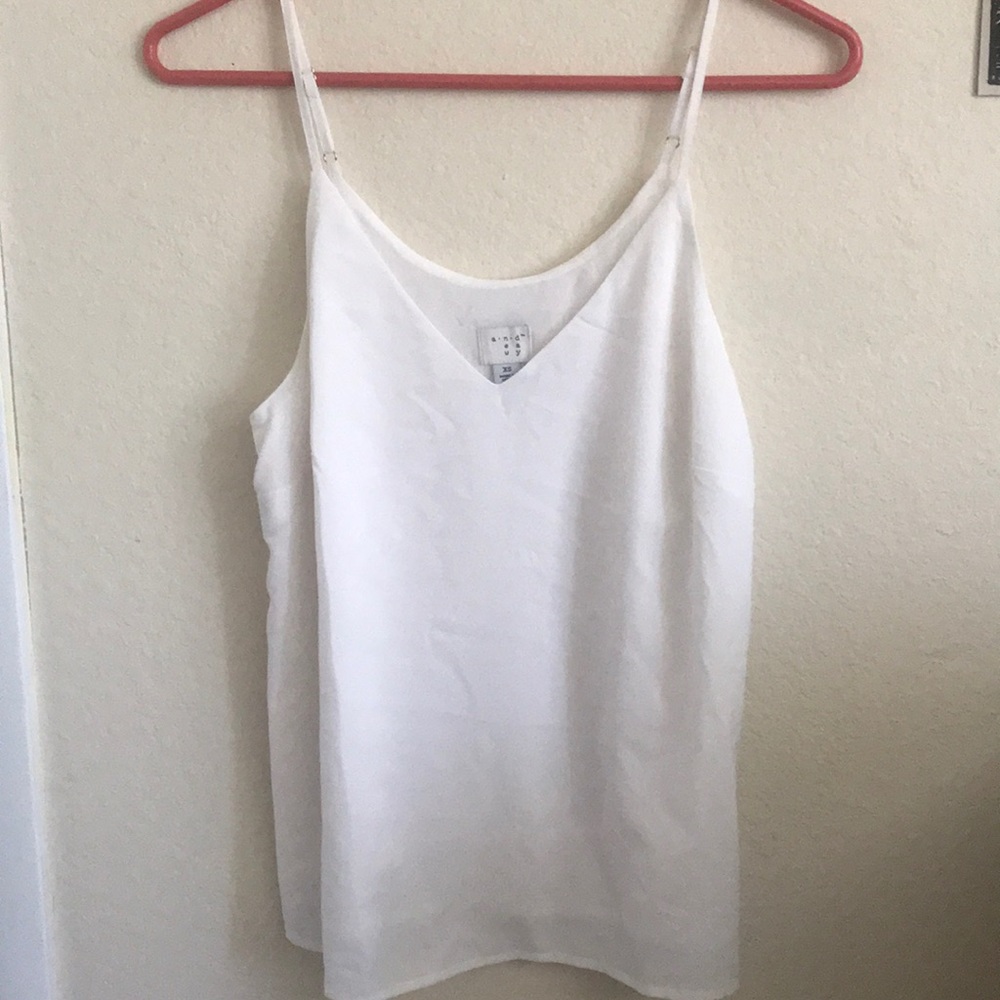 Elegant white tank